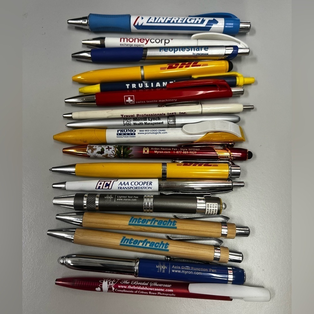Lot of 17 Promotional Pens